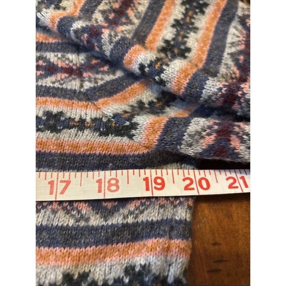 abercrombie fitch Gray & Orange Striped Sweater Men’s Size medium - Picture 4 of 7